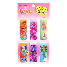 закладки магнітні J.Otten "Girls" 2х12см., набір 6шт.  23981-20  (12/480)