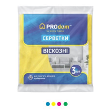 серветки віскозні Prodom набір  3шт.  20204/20206  (100)