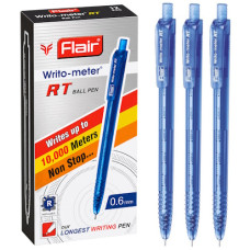ручка Flair кульк. масл. Writo-meter RT автом. 10км. синя  1311  (12/144/1152)