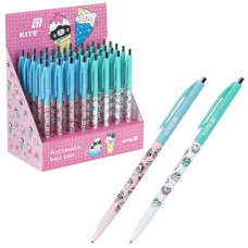 ручка Kite Ice & Cup кульк. автом. синя 0,5мм.  К25-361-2  (40/1200)