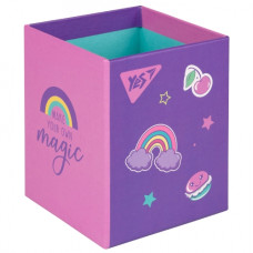 стакан для ручок Yes Glamour картонний квадратний  708217  (1/48)