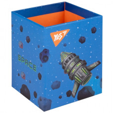 стакан для ручок Yes Space картонний квадратний  708218  (1/48)
