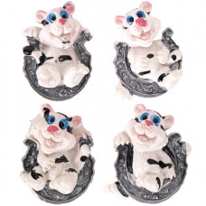 магніт "Рік Тигра 2022" керамічний 3,5х3см.  YE6699A/110880  (100)