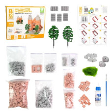 конструктор з міні-цеглинок Blocky "Затишна святиня" в кор. 21,7х17,9х6,8см. Strateg  31010  (4)