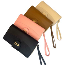 гаманець жіночий PU 19,3х10,5см. з кнопкою та ручкою  934  (120)