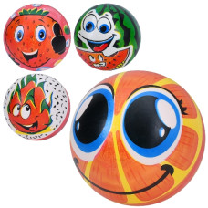 м`яч дитячий 9" ПВХ 60гр. фрукти  MS 4320  (120)