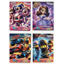 розмальовка Polly А4 6арк. (12стор.) + маска  (50)