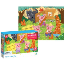 пазл на 30 елементів "Троє поросят" Dodo Toys  300695