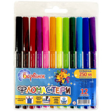 фломастери Барвінок Веселка 12кол.  5-102  (12/288)