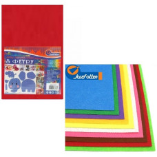 фетр J.Otten Hard А4  1,2мм. 170гр./м2 набір 10кол.  HQ170-MIX3  (120)