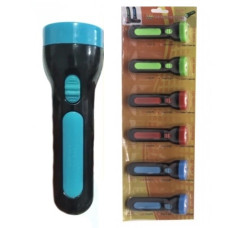 ліхтарик пл. на батар., 6шт. на бліст.  2020  (6/480)