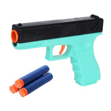 пістолет 15,5см., 3 м`які кули-присоски, в кул. 15,5х10,5х2,5см.  772  (120)