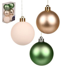 кульки ялинкові в кор. 6см. 6шт.  9783  (6/432)