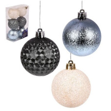 кульки ялинкові в кор. 6см. 6шт.  9785  (6/432)