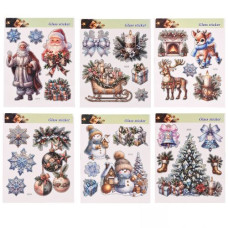 наліпки для вікон "Santa&Co" 31х38см.  R33999  (600)