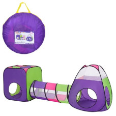 намет 252х76х100см. з тунелем 44х103см., 4 входи, 4 вікна-сітки, в сумці 50х50х6см.  MR 1582  (6)