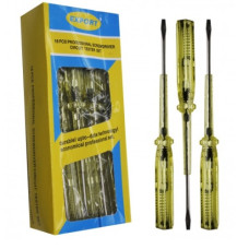 викрутка індикаторна з пласт. жовтою ручкою  808  (16/800)