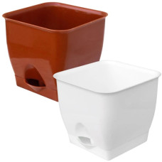 горщик для квітів 180х180мм. 4л. з підставкою (Юніпласт)