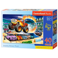 пазли Castorland   40 ел. Maxi  "Трюки на джипі"   B-040308  (24)