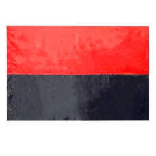 прапор червоно-чорний 140х90см. поліестер  782015  (1/10/150)