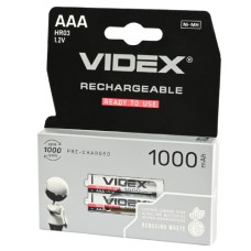 акумулятор Videx HR03  Ni-Mh 1000mAh 1x2 бліст.  (20)