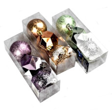 кульки ялинкові в кор. 6см. 3шт.  9588  (3/432)