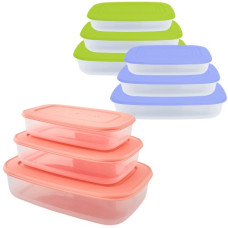 набір контейнерів для харчових продуктів Алеана прямокутн. "3 в 1"