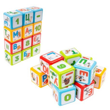 кубики Абетка + арифметика ТехноК  8843 Техн. (12)