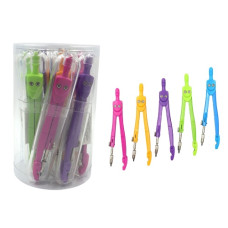 циркуль J.Otten SC01001LC-P кольоровий в пластик. футлярі в банці  (10/80/320)