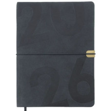 щоденник Buromax BEST синій, датований на 2026 рік, А5, штучна шкіра  ВМ.2126-02