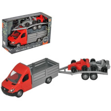автомобіль "Mercedes-Benz Sprinter" бортовий з лафетом (червоний)  39669