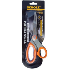 ножиці Scholz 20см. Titanum, посилені прогумовані ручки  4261  (12/96)