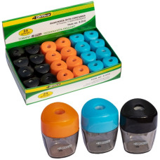 чинка 4Office одинарна з контейнером  4-315  (24/1152)