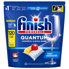 таблетки для посудомийних машин Finish Quantum All in One Лимон 120шт.