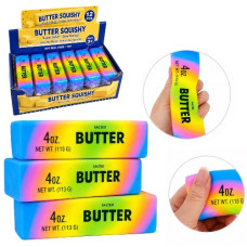 іграшка-антистрес сквіш Butter масло веселкове 14см.  712357  (12/288)
