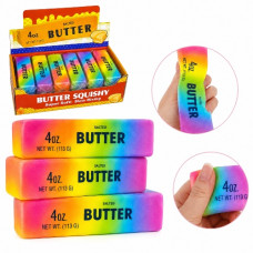 іграшка-антистрес сквіш Butter масло веселкове 14см.  712366  (12/288)