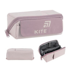 пенал Kite 20х11,5х9,5см., 1 відділення, 2 зовн. + 1 внутр. кишені, світло-рожевий K26-2702-5 (1/48)
