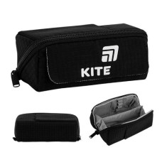 пенал Kite 20х11,5х9,5см., 1 відділення, 2 зовн. + 1 внутр. кишені, чорний  K26-2702-6  (1/48)