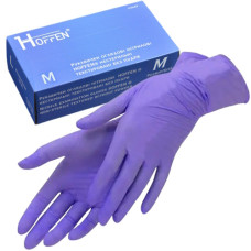 рукавиці медичні нітрилові Hoffen violet, 3,6гр.  M  (50/500)