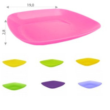 тарілка Алеана 19х19х2, 8см.  (10/320)