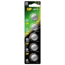 батарейка GP CR2016  3V  1x5 бліст. (5/100)