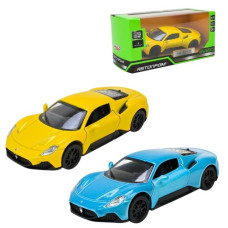 машинка мет. Автопром Maserati MC20, звук, світло, відч. дв., на бат. в кор. 15х7х7см.  4384 (48/96)