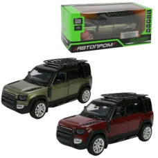 машинка мет. Автопром Land Rover Defender 110, зв.,св., відч.дв.,на бат. в кор. 18х9х8см. 68416 (48)
