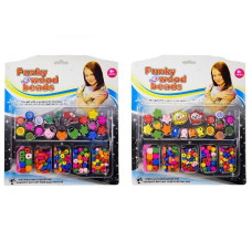 бісер дерев. намистини, гумка, на планш. 29х25см.  ТХ1134А/В  (84/168)