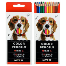 олівці кольор. Kite 12кол. Dogs тригранні  К22-053-1  (12/240)