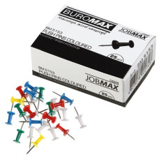 кнопки Buromax  силові кольорові 25шт.  ВМ.5153  (10/500)