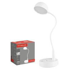 лампа настільна Titanum LED, акум., 7W, 3000-6000К  TLTF-012W