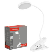 лампа настільна Titanum LED, акум., 7W, 3000-6000К  TLTF-013W