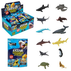 тварини морські 7х3х2,5см., 48шт. в диспл. 25х17х11см.  BY568-957  (48/576/1152)