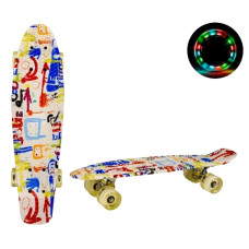 скейт пенні 56х15см., колеса PU, світло, одностор. принт  SC20415  (8)